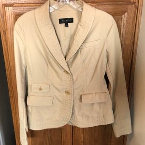💋Talbots Khaki blazer jacket